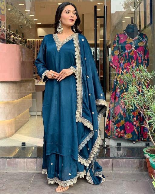 Jaipuri 3pcs branded kurtis wholesale in hyderabad